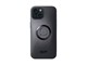 Coque iPhone 15 smartphone / téléphone SP Connect SPC+, couleur noire.