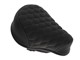 Selle (matelassée) noir et gris, universelle