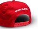 Cap MALOSSI «Snapback» rot mit Logo