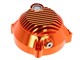 Carter d'embrayage alu orange CNC, pour démarrage par tirette, vélomoteurs Puch E50