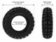 Pneu pour trottinette électrique 13x5.00-6 à bande de roulement profilée