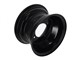 Jante pour quad 7 pouces, 4 trous, en acier noir