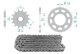 Kit chaîne acier 13 x 53 / 420 sans O-Ring (K2916), Derbi Senda DRD Pro/Racing