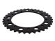 Couronne AKOA alu "noir anodisé" 35 dents, vélomoteurs Puch Maxi