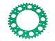 Couronne AKOA alu "vert anodisé" 40 dents, vélomoteurs Puch Maxi