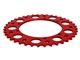 Couronne AKOA alu "rouge anodisé" 40 dents, vélomoteurs Puch Maxi
