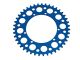 Couronne AKOA alu "bleu anodisé" 43 dents, vélomoteurs Puch Maxi