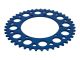 Couronne AKOA alu "bleu anodisé" 43 dents, vélomoteurs Puch Maxi