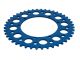 Couronne AKOA alu "bleu anodisé" 44 dents, vélomoteurs Puch Maxi