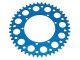 Couronne AKOA alu "bleu anodisé" 46 dents, vélomoteurs Puch Maxi