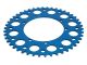 Couronne AKOA alu "bleu anodisé" 46 dents, vélomoteurs Puch Maxi