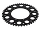 Couronne AKOA alu "noir anodisé" 46 dents, vélomoteurs Puch Maxi