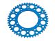 Couronne AKOA alu "bleu anodisé" 47 dents, vélomoteurs Puch Maxi