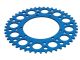 Couronne AKOA alu "bleu anodisé" 47 dents, vélomoteurs Puch Maxi