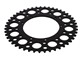 Couronne AKOA alu "noir anodisé" 47 dents, vélomoteurs Puch Maxi
