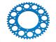 Couronne AKOA alu "bleu anodisé" 48 dents, vélomoteurs Puch Maxi