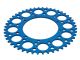 Couronne AKOA alu "bleu anodisé" 48 dents, vélomoteurs Puch Maxi