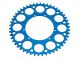 Couronne AKOA alu "bleu anodisé" 50 dents, vélomoteurs Puch Maxi
