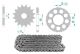 Kit chaîne 12 x 58 / 428 sans O-Ring (K3601) acier, moto Fantic Caballero 50cc TMX180 M