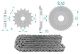 Kettenkit 12 x 53 / 420 ohne O-Ring (K1380) Stahl