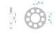 Couronne 53 dents 428, Husqvarna CH Racing 50cc