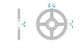 Courronne 48 dents type 420 (moyeu 4,6 ou 8trous), universel motos