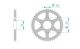 Couronne 48 dents 420, Malaguti Drakon 50cc