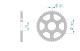 Courronne 420 / 47 dents