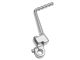 Kickstarter aluminium, Derbi, Silber