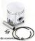 Piston complet Hebo Manston Racing double deck 47.6mm alu pour Derbi jusqu' à '05