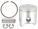 Piston complet Hebo Manston Replica double deck 47.6mm alu pour Derbi Motoren jusqu' à '05