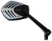 Rétroviseur Tomahawk reversible (gauche+droite) alu noir-argenté