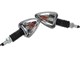 Clignotant transparent / carbone halogène, universel