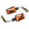 Clignotants Quadra 21W, look carbone,vitre orange, modèle court