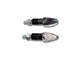 Blinker mini "Winker" carbon look/transparent LED CE (Paar)