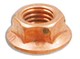 Ecrous M7 x 1mm en laiton (10 pcs)
