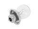 Birne P26S, weiss 12V/15W, (P26s) mit Kragen «Philips»