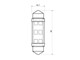 Ampoule Soffitte 12V 10W 39 mm
