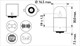 Ampoule BA15s 12V / 5W R5W transparente