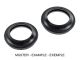 Gabelstaubkappen 33x46.5x5.5/14 Honda/Kawasaki/Suzuki (2 Stück)