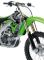 Ecope de radiateur vert/noir Kawasaki KX450F 06-08