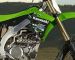 Ecope de radiateur vert/noir Kawasaki KX450F 2012