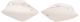 Prs cache latéraux blanc Honda CRF150F 2007-2012