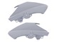 Kit carrosserie gris nardo (10pcs), scooter Yamaha 125-250-400cc (2014-2017)