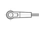 câble de frein arrière Vespa 3x1000mm (1 pcs)