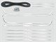 Trittbrettleisten Alu+Gummi Vespa 125 V1-V15 1949-1950