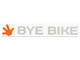 Aufkleber "bye bike mit Hand" links