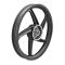 Hinterrad 17" mit Radlager mit Reifen BYE BIKE