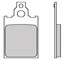Plaquettes de frein avant/derrière Galfer organiques 31.8 x 51.2 x 5.5 mm