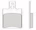 Bremsbeläge vorne Galfer organisch 39.8 x 56.3 x 7.3 mm